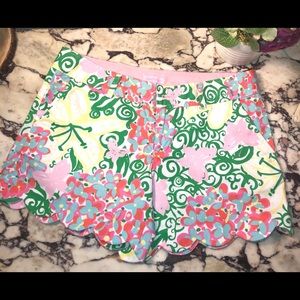 Lilly Pulitzer Scalloped Shorts